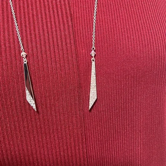 BNIB:  Swarovski Crystal Lariat Necklace - Picture 4 of 5